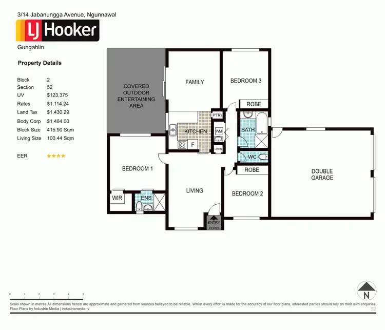 Floorplan of Homely townhouse listing, 3/14 Jabanungga Avenue, Ngunnawal ACT 2913