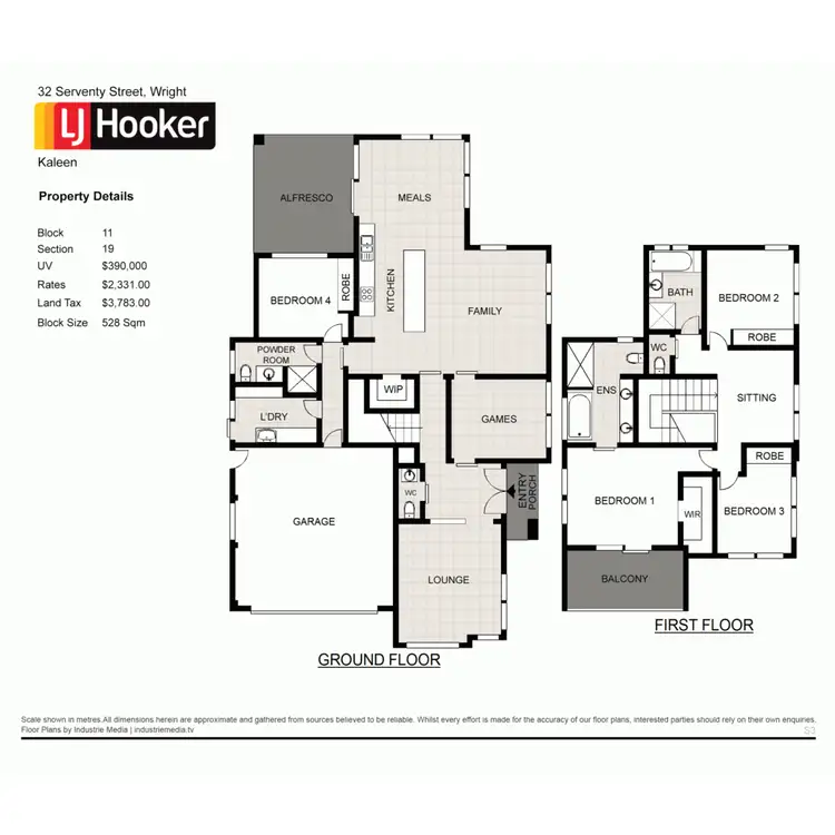 Floorplan of Homely house listing, 32 Serventy Street, Wright ACT 2611