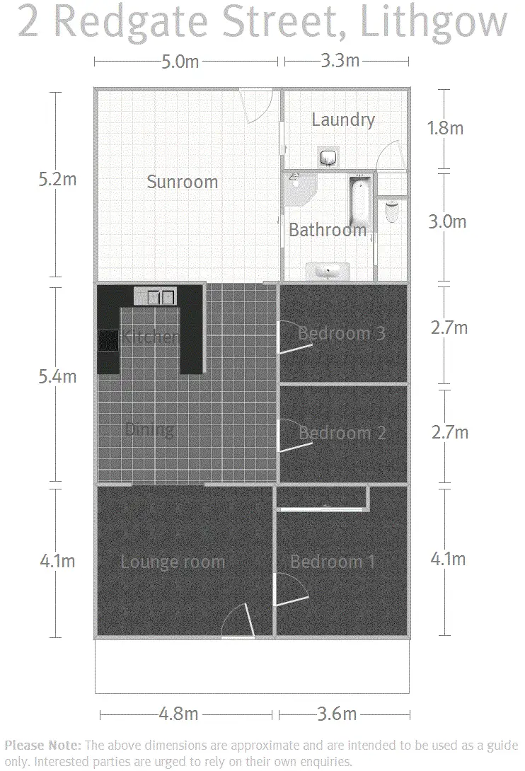 Floorplan of Homely house listing, 2 Redgate Street, Lithgow NSW 2790