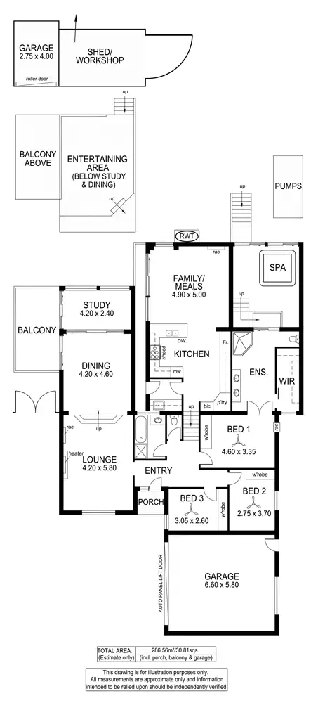 Floorplan of Homely house listing, 10 West Street, Seacliff Park SA 5049