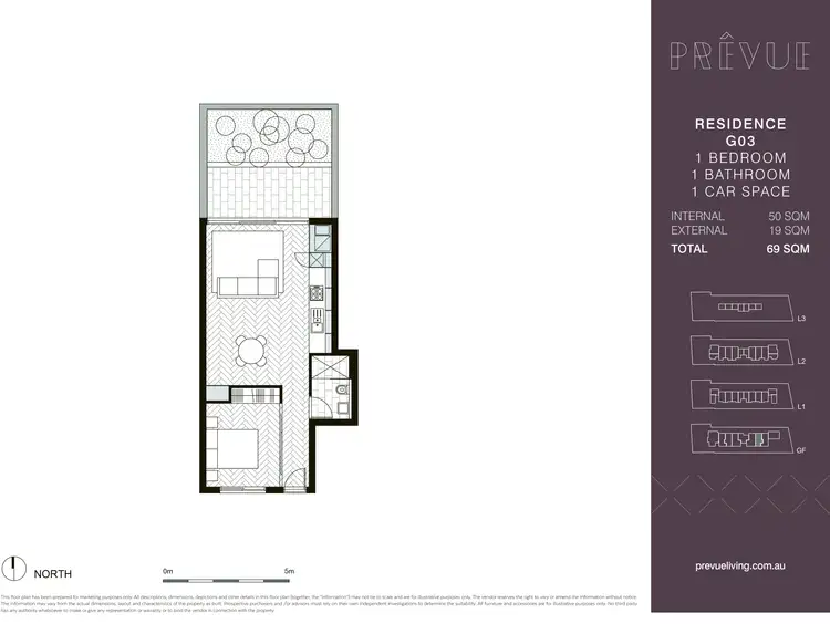 Floorplan of Homely apartment listing, G01/114-116 The Boulevarde, Dulwich Hill NSW 2203