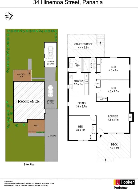 Floorplan of Homely house listing, 34 Hinemoa Street, Panania NSW 2213