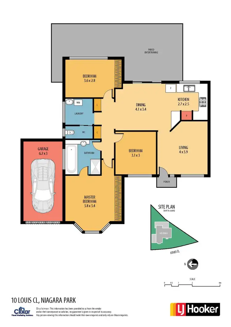 Floorplan of Homely house listing, 10 Louis Close, Niagara Park NSW 2250