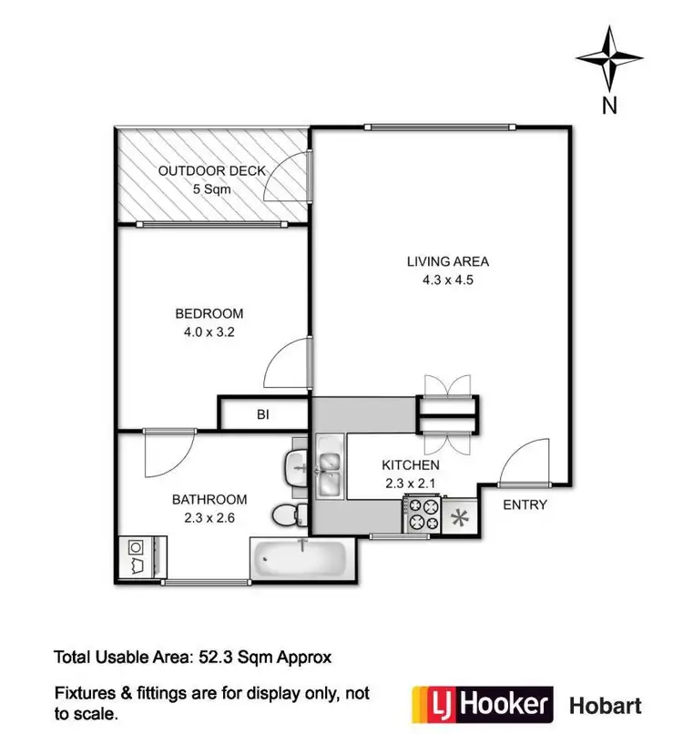 Floorplan of Homely unit listing, 6/15 Greenlands Avenue, Sandy Bay TAS 7005