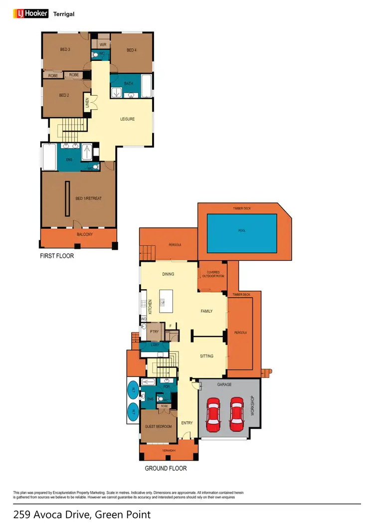 Floorplan of Homely house listing, 259 Avoca Drive, Green Point NSW 2251