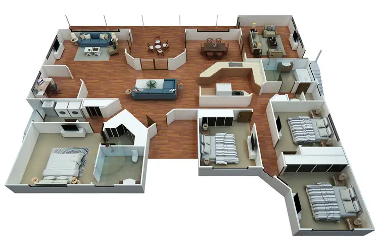Floorplan of Homely house listing, 59 Tamworth Drive, Helensvale QLD 4212
