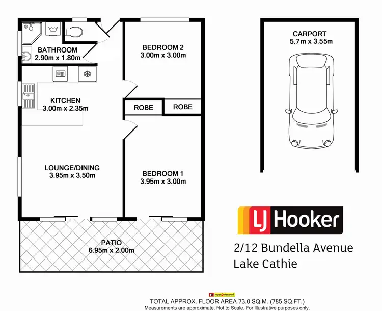 Floorplan of Homely unit listing, 2/12 Bundella Avenue, Lake Cathie NSW 2445