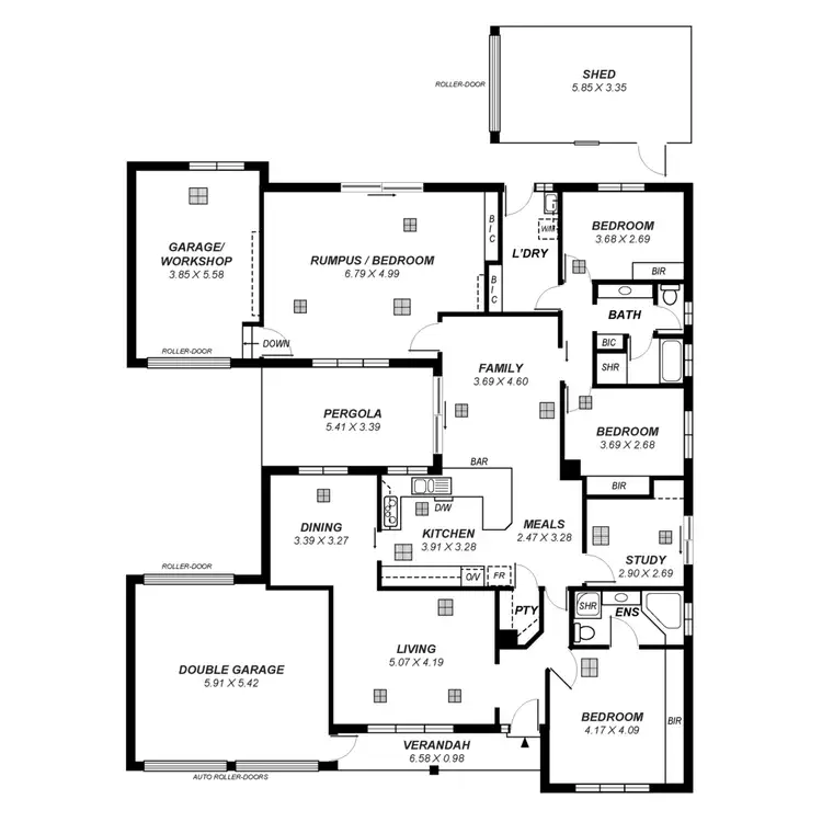 Floorplan of Homely house listing, 21 Declivity Street, Highbury SA 5089