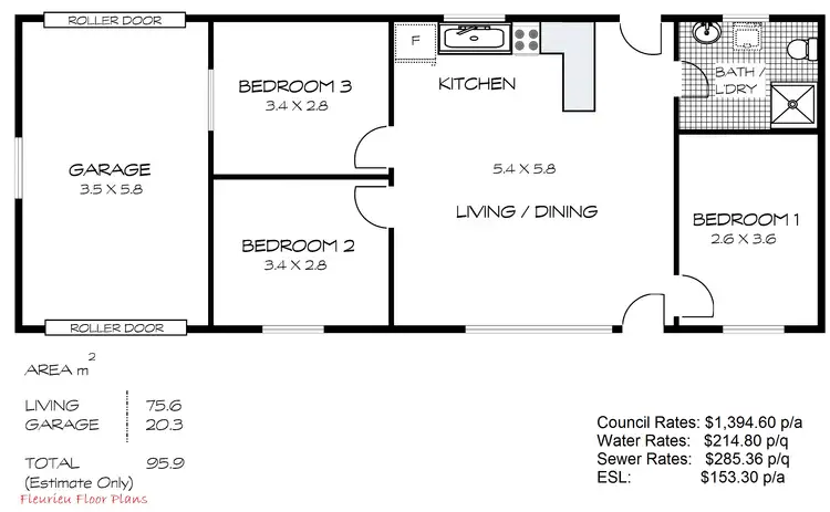 Floorplan of Homely house listing, 10 Oakham Street, Encounter Bay SA 5211