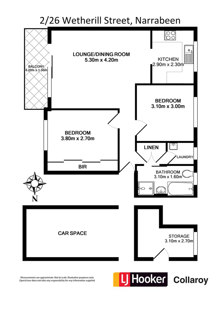 Floorplan of Homely unit listing, 2/26 Wetherill Street, Narrabeen NSW 2101
