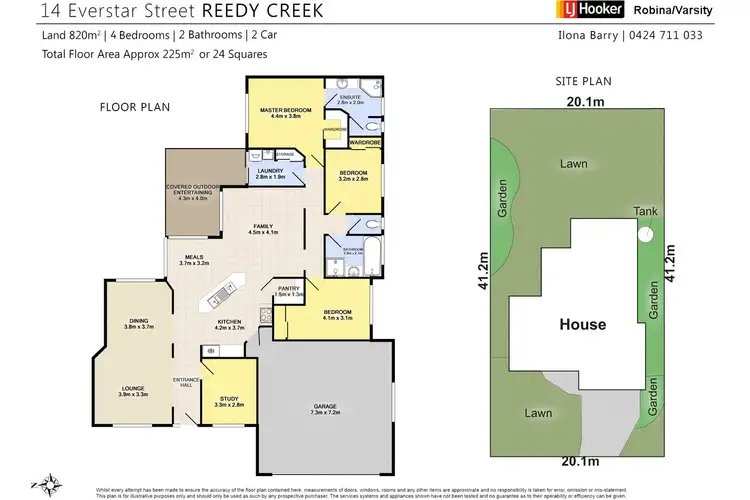 Floorplan of Homely house listing, 14 Everstar Street, Reedy Creek QLD 4227