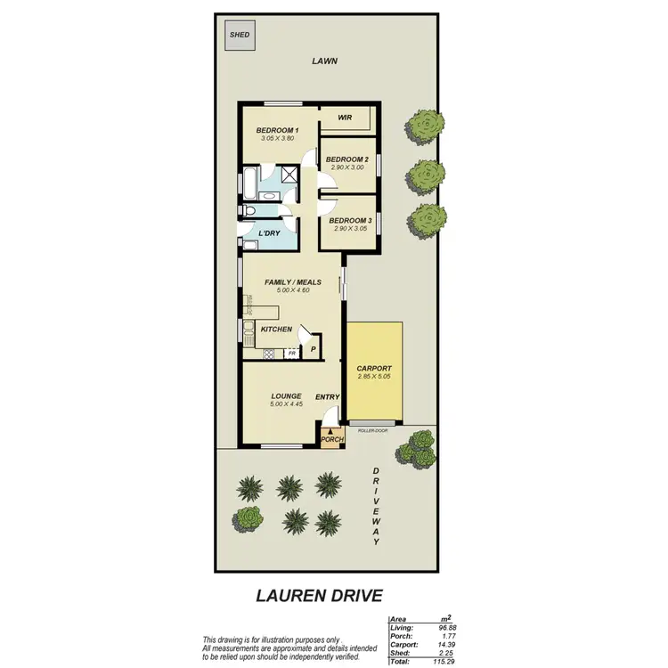Floorplan of Homely house listing, 26 Lauren Drive, Paralowie SA 5108