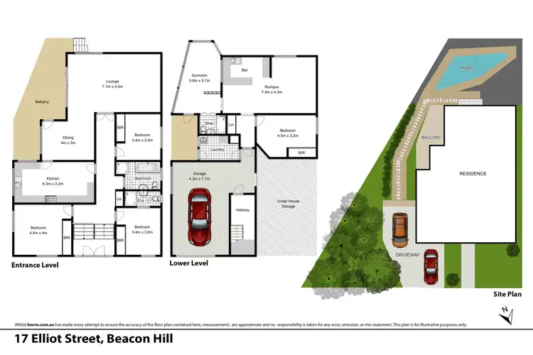 Floorplan of Homely house listing, 17 Elliot Street, Beacon Hill NSW 2100