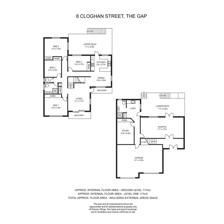 Floorplan of Homely house listing, 8 Cloghan Street, The Gap QLD 4061