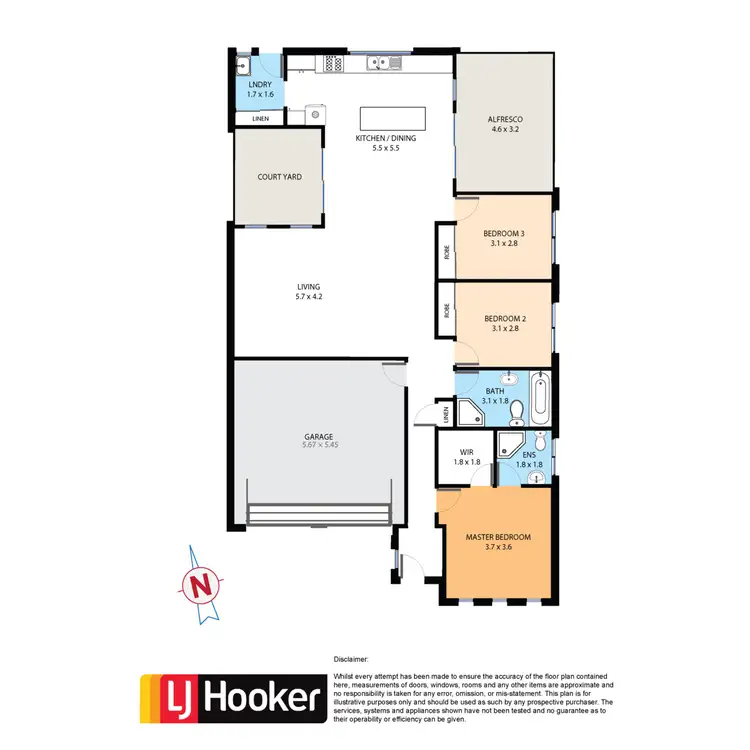 Floorplan of Homely house listing, 16 Voller Street, Ropes Crossing NSW 2760
