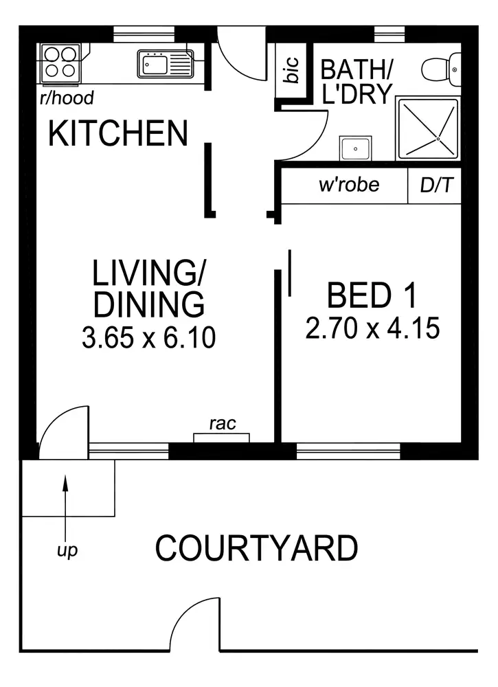 Floorplan of Homely unit listing, 9/393 Anzac Highway, Camden Park SA 5038