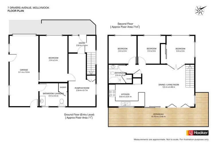 Floorplan of Homely house listing, 7 Driver Avenue, Mollymook NSW 2539
