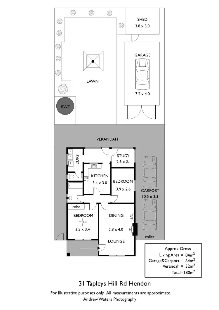 Floorplan of Homely house listing, 31 Tapleys Hill Road, Hendon SA 5014
