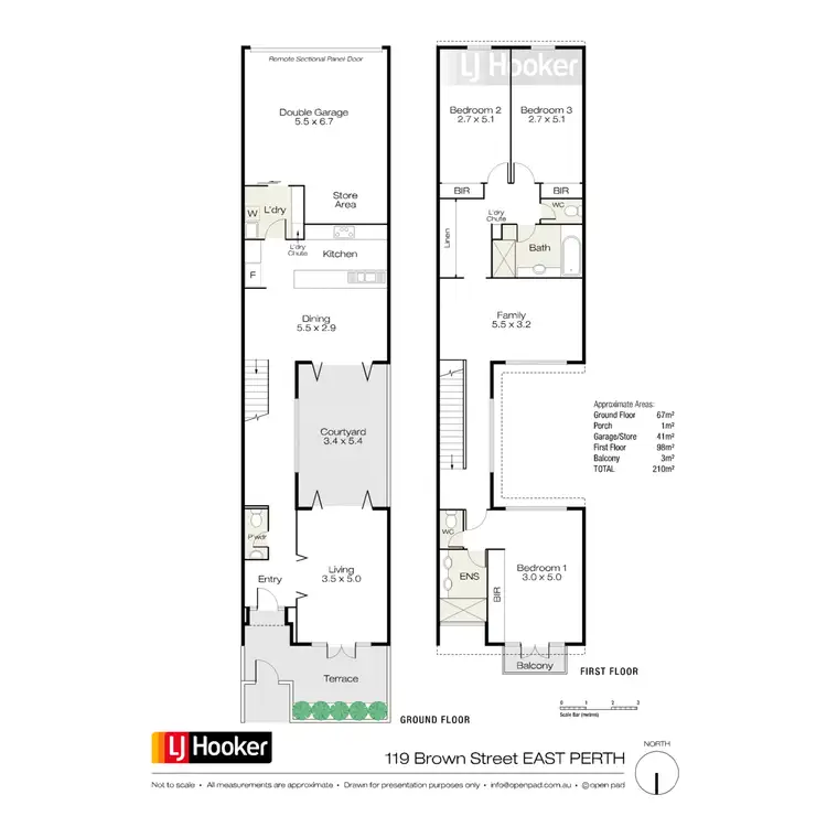 Floorplan of Homely house listing, 119 Brown Street, East Perth WA 6004