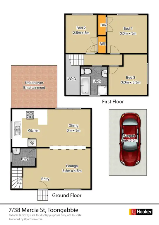 Floorplan of Homely townhouse listing, 7/38 Marcia Street, Toongabbie NSW 2146