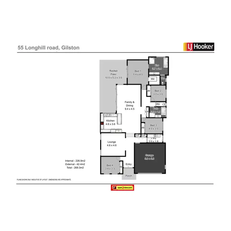 Floorplan of Homely house listing, 55 Longhill Road, Gilston QLD 4211
