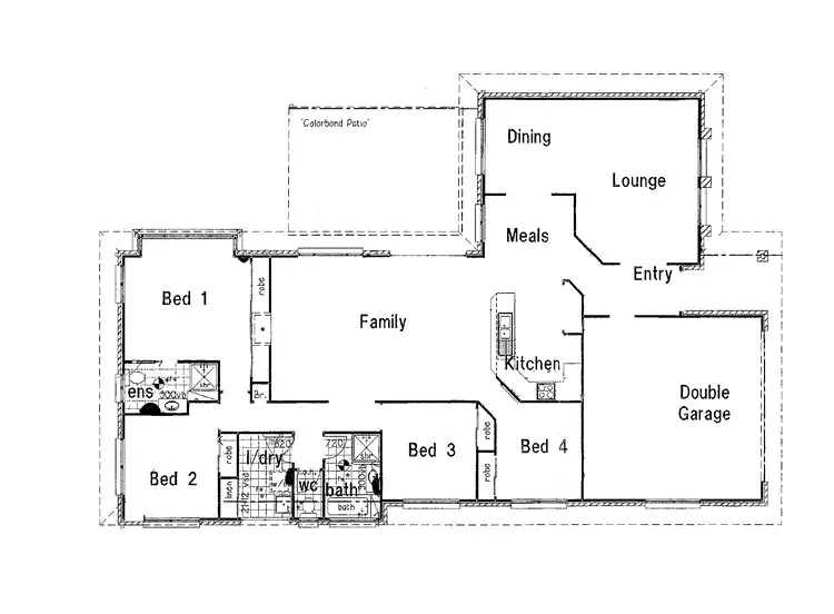 Floorplan of Homely house listing, 14 Burbank Road, Birkdale QLD 4159