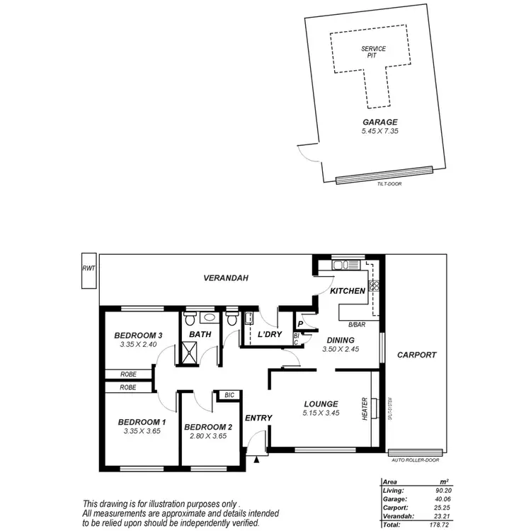 Floorplan of Homely house listing, 7 Leichardt Avenue, Ingle Farm SA 5098