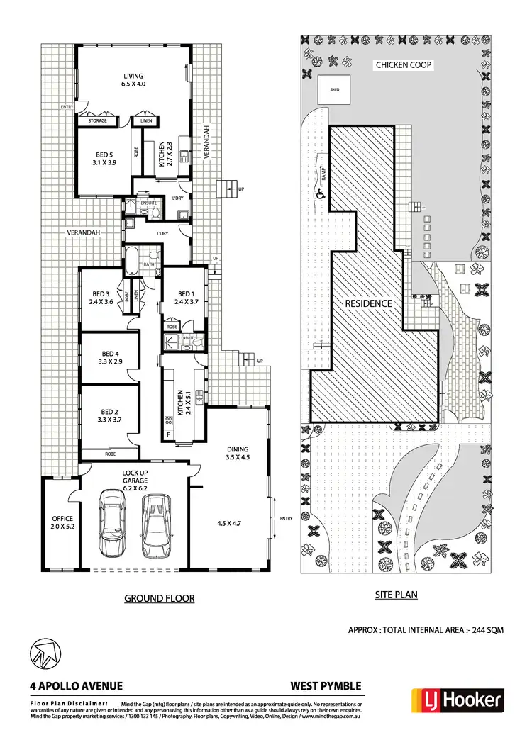 Floorplan of Homely house listing, 4 Apollo Avenue, West Pymble NSW 2073