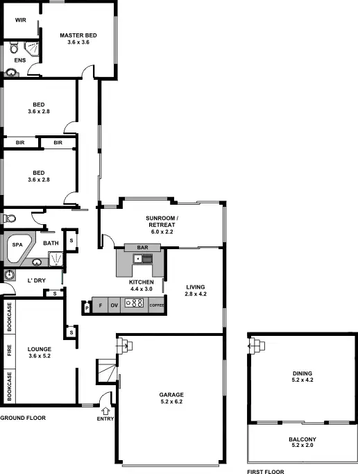 Floorplan of Homely house listing, 95 Bellevue Terrace, Clayfield QLD 4011