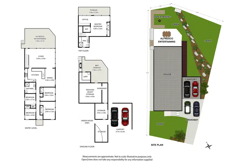 Floorplan of Homely house listing, 10 Carlow Crescent, Killarney Heights NSW 2087