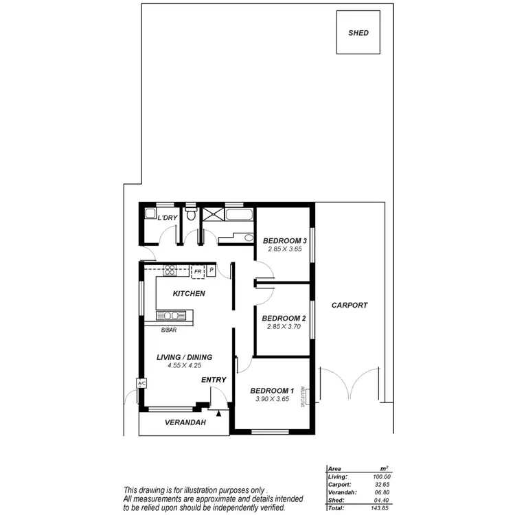 Floorplan of Homely unit listing, 7/41 Percy Street, Prospect SA 5082