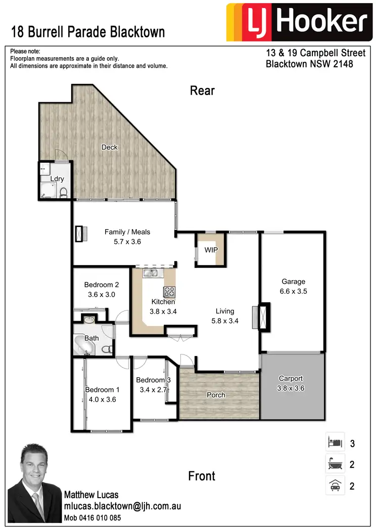 Floorplan of Homely house listing, 18 Burrell Parade, Blacktown NSW 2148