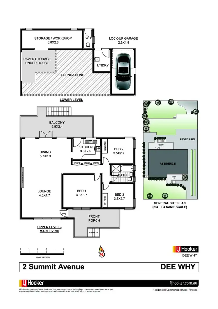 Floorplan of Homely house listing, 2 Summit Avenue, Dee Why NSW 2099