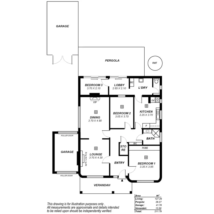 Floorplan of Homely house listing, 77 Galway Avenue, Broadview SA 5083
