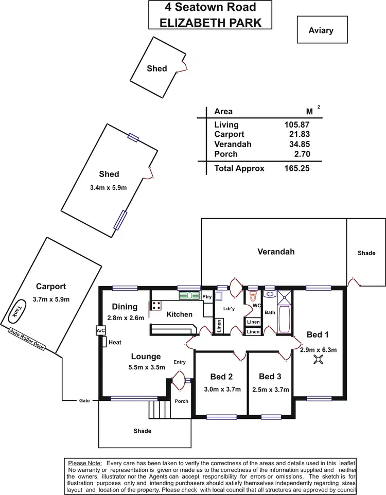 Floorplan of Homely house listing, 4 Seatown Road, Elizabeth Park SA 5113