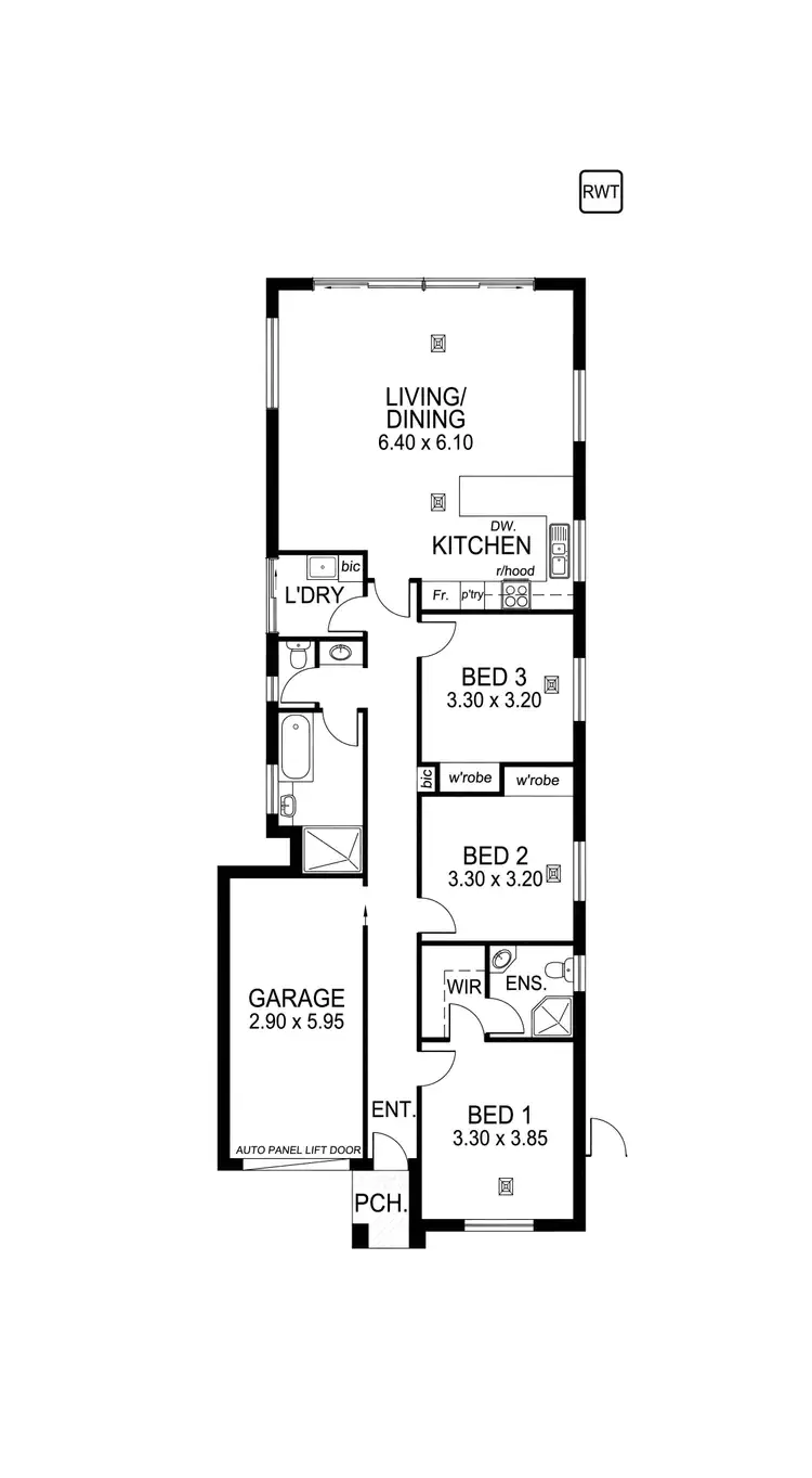 Floorplan of Homely house listing, 61A Marlborough Street, Henley Beach SA 5022