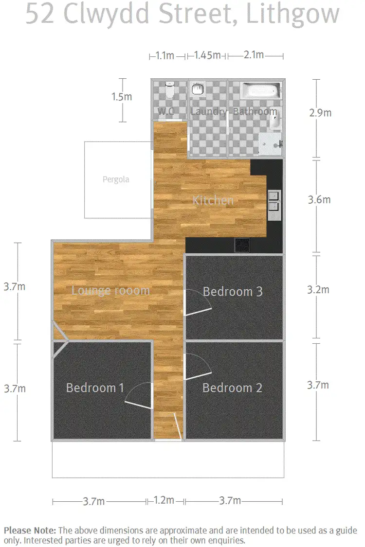 Floorplan of Homely house listing, 52 Clwydd Street, Lithgow NSW 2790