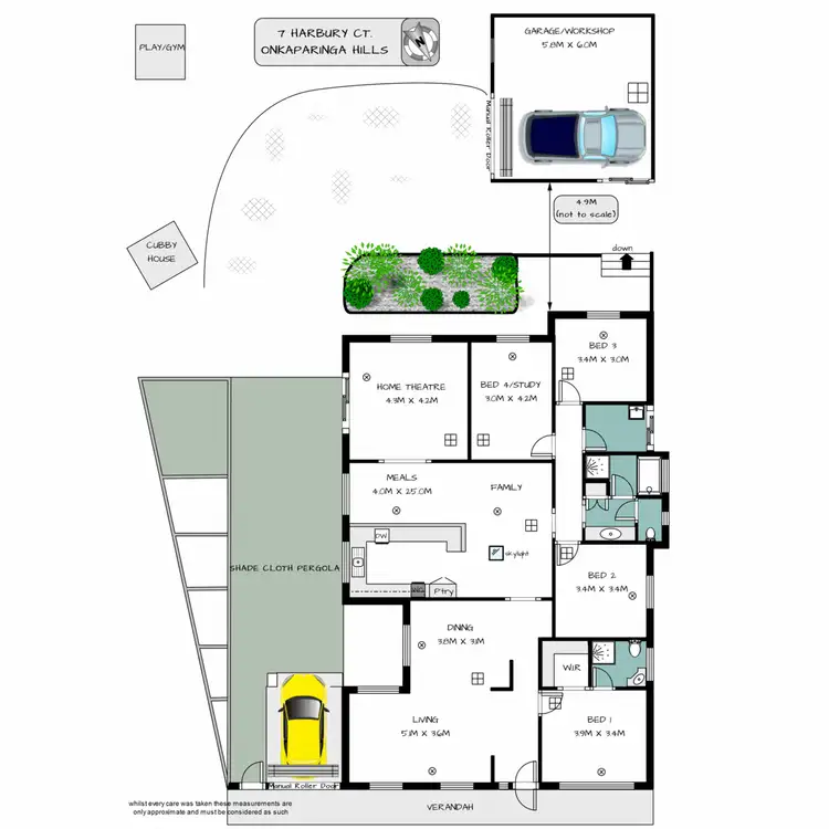 Floorplan of Homely house listing, 7 Harbury Court, Onkaparinga Hills SA 5163