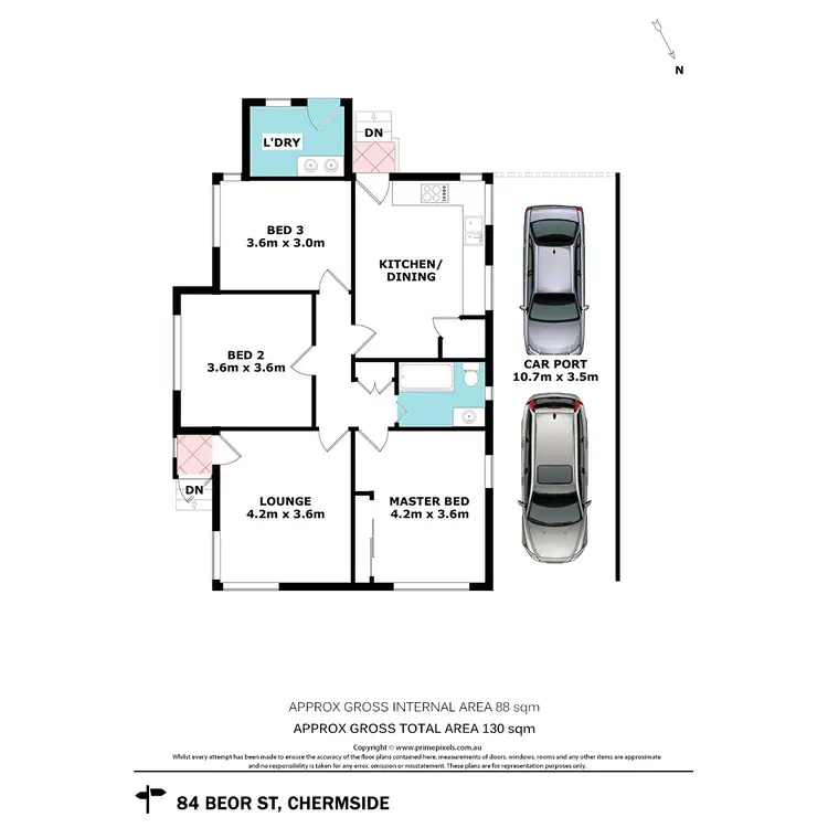 Floorplan of Homely house listing, 84 Beor Street, Chermside QLD 4032