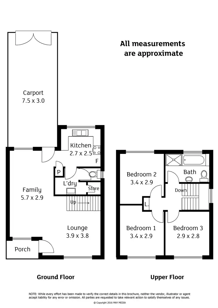 Floorplan of Homely house listing, 13 Margueretta Street, Taperoo SA 5017