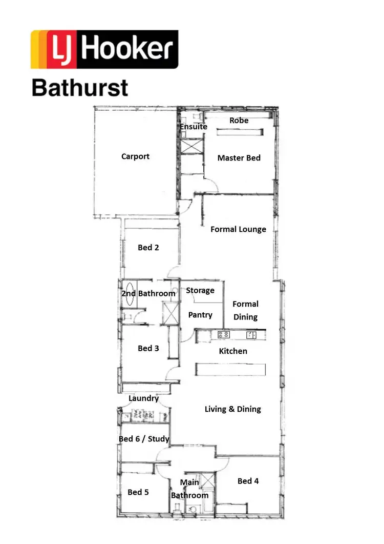 Floorplan of Homely house listing, 10 Leo Grant Drive, Kelso NSW 2795