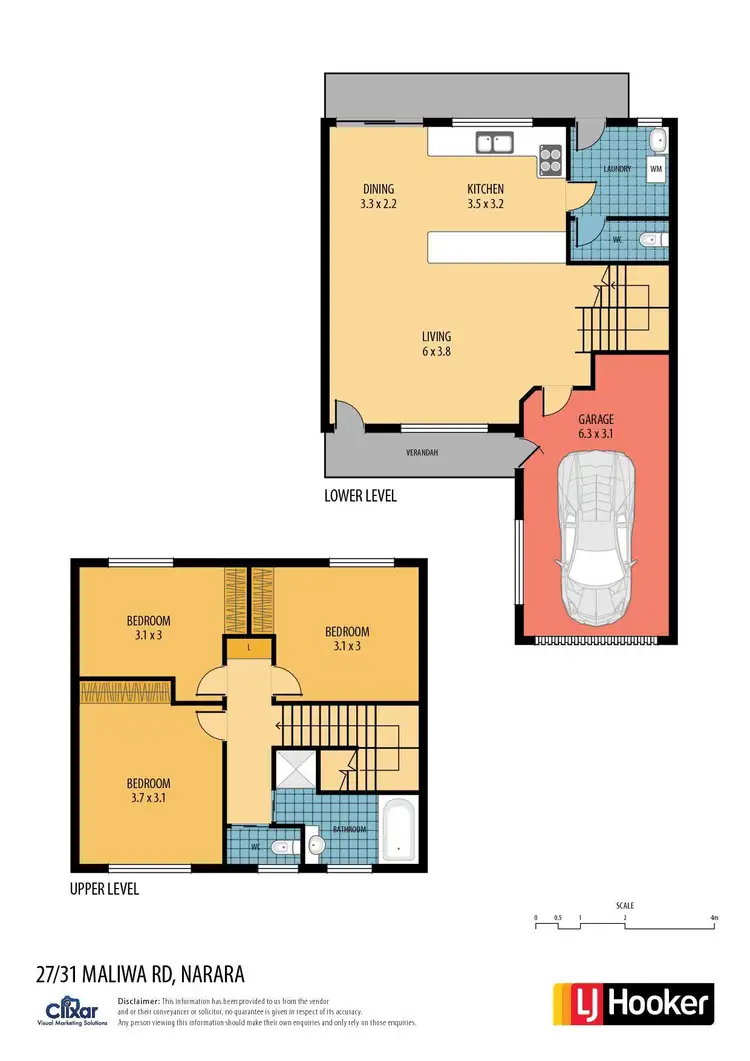 Floorplan of Homely townhouse listing, 27/31 Maliwa Road, Narara NSW 2250