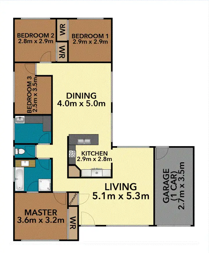 Floorplan of Homely house listing, 6 Hakea Place, Glenning Valley NSW 2261