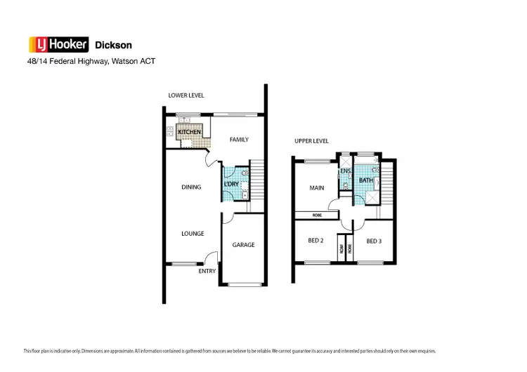 Floorplan of Homely townhouse listing, 48/14 Federal Highway, Watson ACT 2602