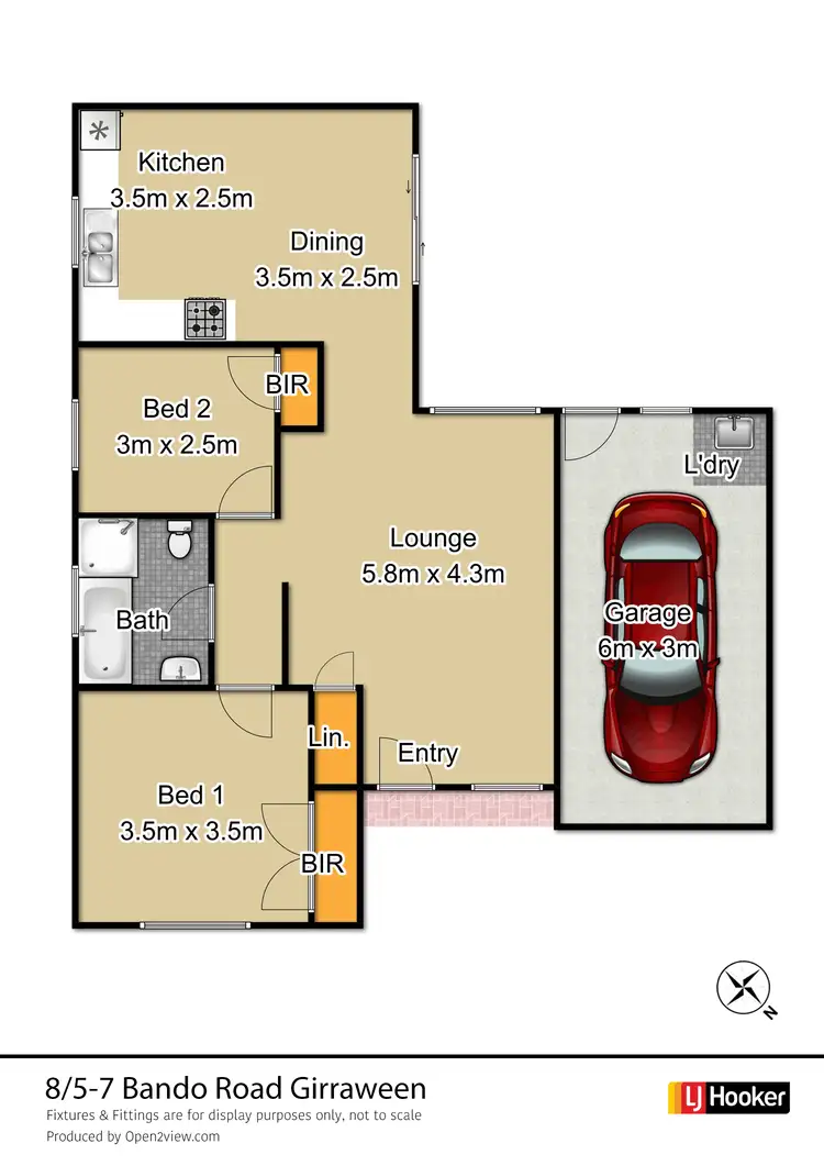 Floorplan of Homely villa listing, 8/5-7 Bando Road, Girraween NSW 2145