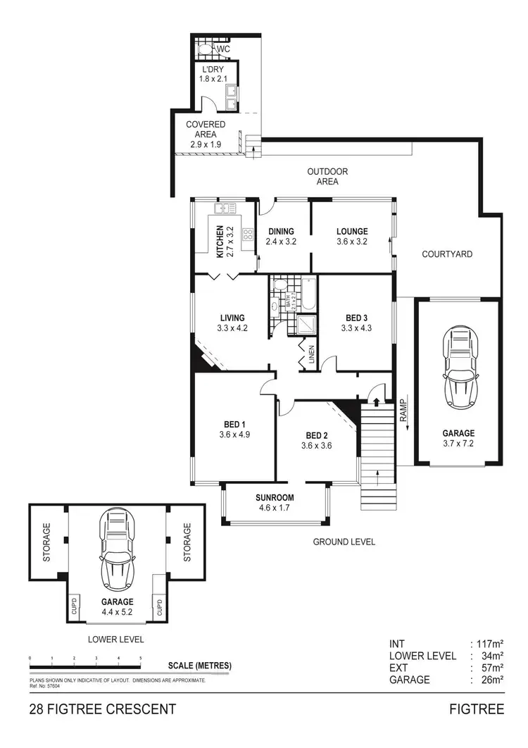Floorplan of Homely house listing, 28 Figtree Crescent, Figtree NSW 2525