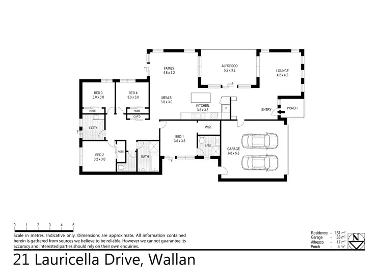 Floorplan of Homely house listing, 21 Lauricella  Drive, Wallan VIC 3756