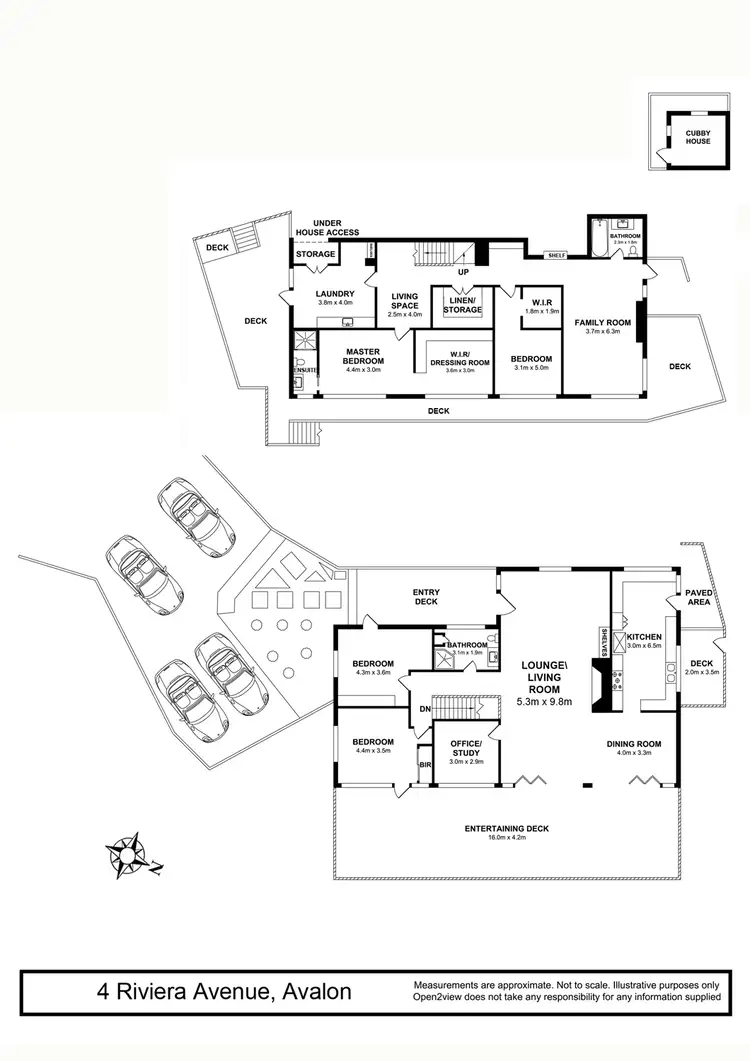 Floorplan of Homely house listing, 4 Riviera Avenue, Avalon Beach NSW 2107