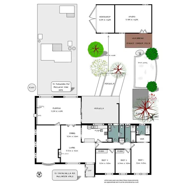 Floorplan of Homely house listing, 51 Tatachilla Road, Mclaren Vale SA 5171