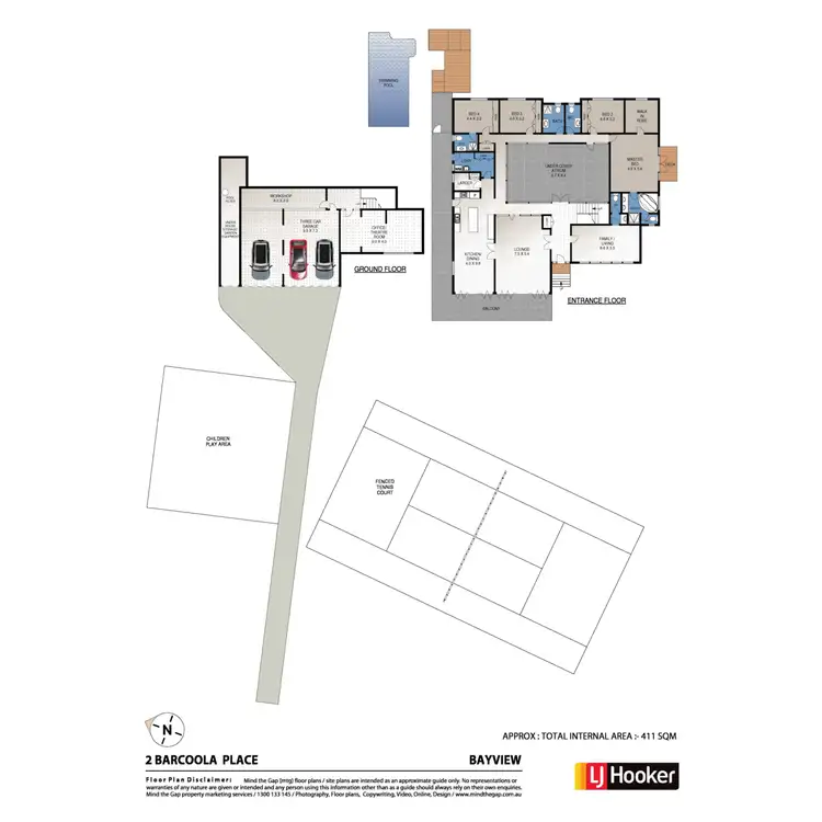 Floorplan of Homely house listing, 2 Barcoola Place, Bayview NSW 2104